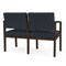 Lesro Lenox 2 Seat Tandem Seating W/ Arm, 44 in W 26 in L 31.5 in H LW2103 - alternate 2